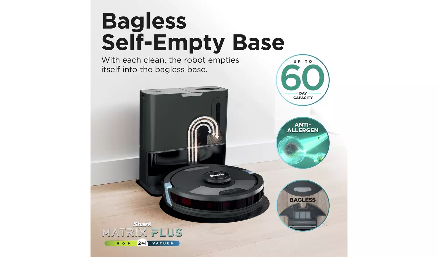 Shark Matrix Plus 2in1 Self-Empty Robot Vacuum Cleaner & Mop - Image 8